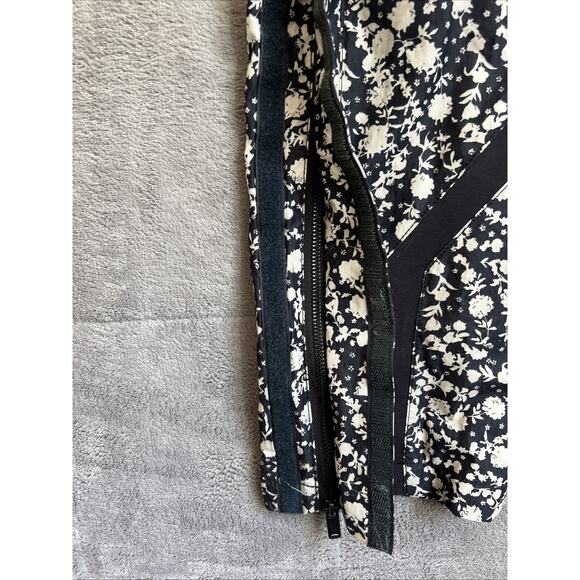 Free People Cargo Pants Small Black Floral Love You Back Utility Emo Grunge Boho - Picture 5 of 12